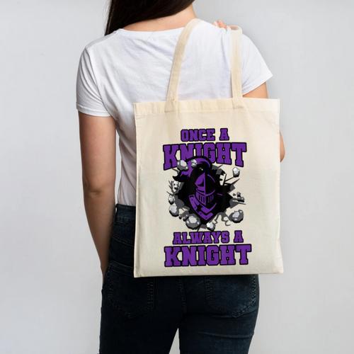 Always A Knight Back To School Spirit P Canvas Tote Bag - Savourry