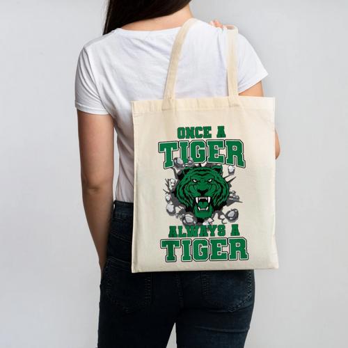 Always A Tiger Back To School Spirit G Canvas Tote Bag - Savourry