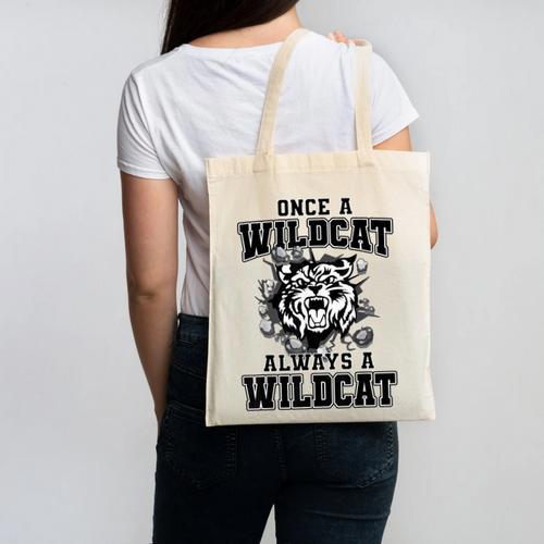 Always A Wildcat Back To School Spirit Canvas Tote Bag - Savourry