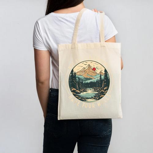 Back To School Not All Classrooms Have Four Walls Camping Canvas Tote Bag - Savourry