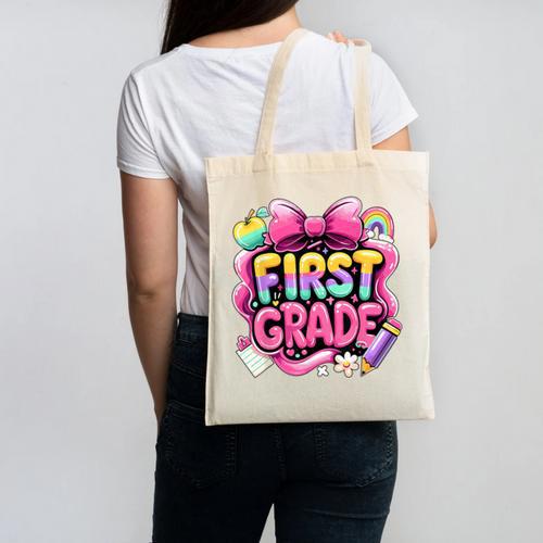 Back To School Team 1st Grade First Grade Canvas Tote Bag - Savourry