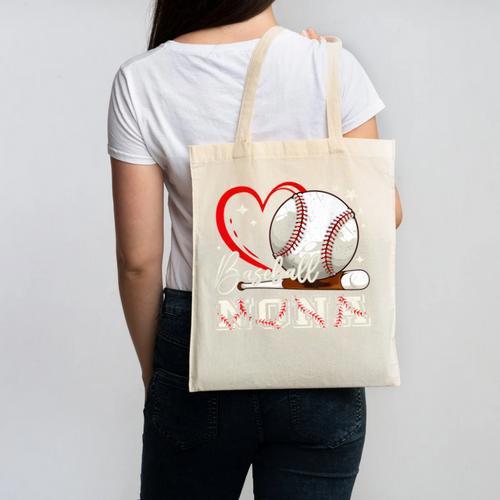 Baseball Nona Family Matching Cute Baseball Lover Canvas Tote Bag - Sportilla