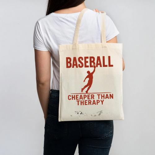 Baseball Tee For Men Women Canvas Tote Bag - Sportilla
