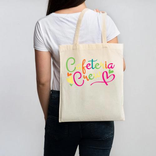 Cafeteria Crew Back To School Lunch Lady Worker Squad Canvas Tote Bag - Savourry