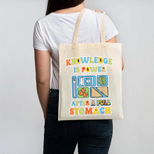 Cafeteria Squad Tour Welcome Back To School Lunch Lady Canvas Tote Bag - Savourry