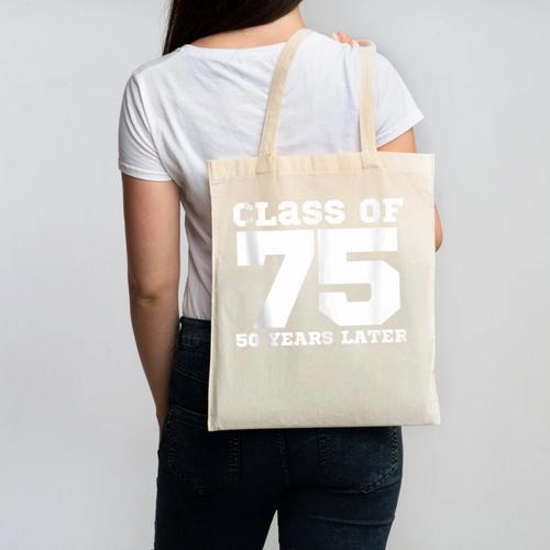 Class Of 1975 50 Years Later Reunions SQUAD Back To School Canvas Tote Bag - Savourry