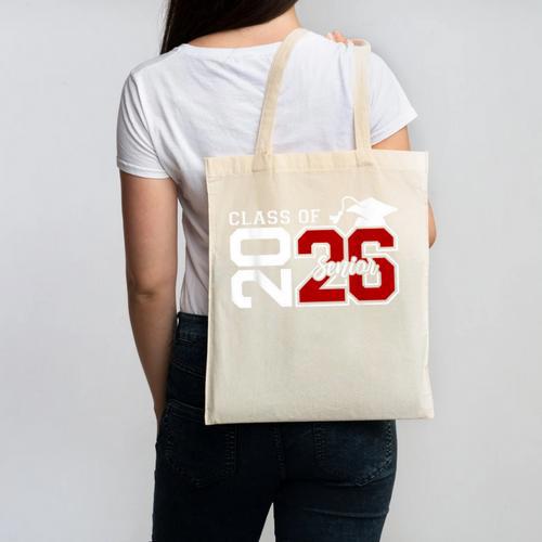 Class Of 2026 Senior 2026 Back To School Men Women Canvas Tote Bag - Savourry