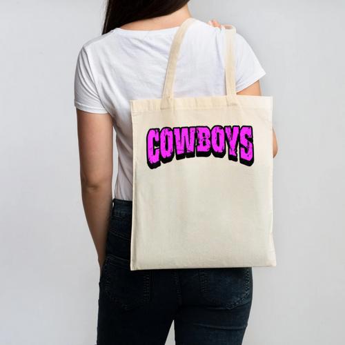 Cowboys Back To School Spirit Pk Canvas Tote Bag - Savourry