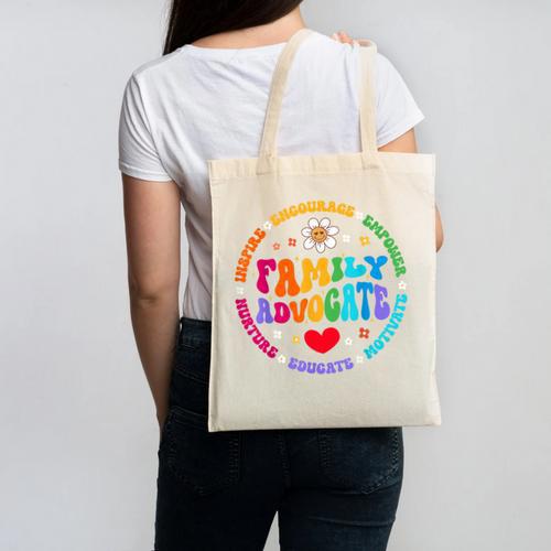 Family Advocate Appreciation Week Back To School PTO Canvas Tote Bag - Savourry