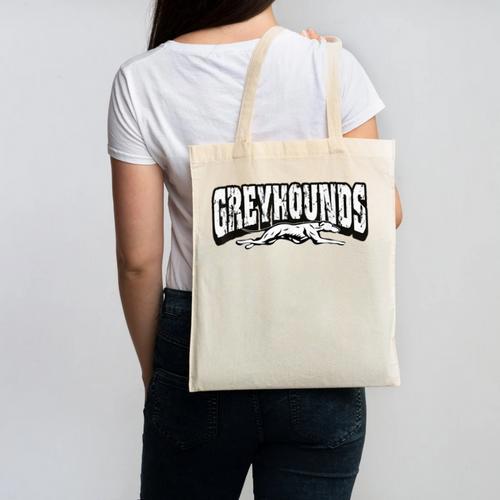 Greyhounds Mascot Back To School Team Spirit Canvas Tote Bag - Savourry