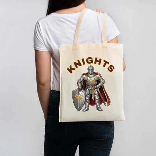 Knights Back To School Spirit Canvas Tote Bag - Savourry