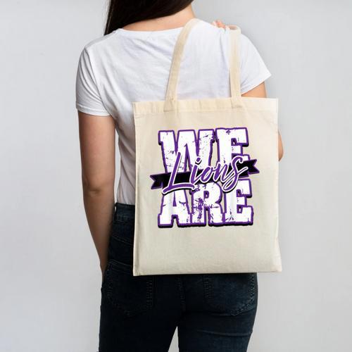 Lions Back To School Spirit P Canvas Tote Bag - Savourry