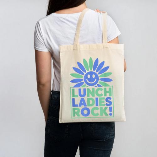 Lunch Lady Squad Cafeteria Worker Back To School Canvas Tote Bag - Savourry