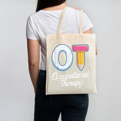 Occupational Therapy OT And COTA Back To School Canvas Tote Bag - Savourry