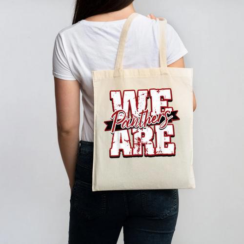 Panthers Back To School Spirit M Canvas Tote Bag - Savourry