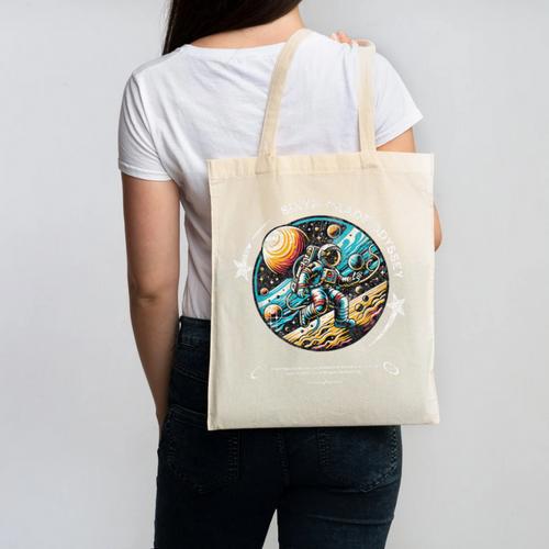 Sixth Grade Back To School Space Rocket Astronaut Canvas Tote Bag - Savourry