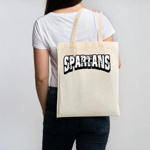 Spartans Back To School Spirit Canvas Tote Bag - Savourry