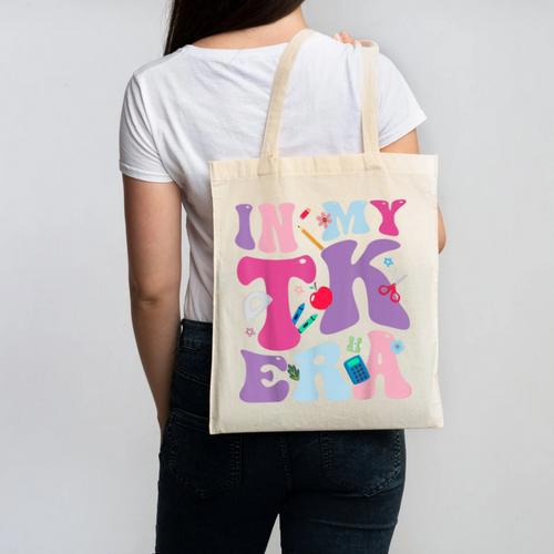 In My TK EraTransitional Kindergaten Back To School Canvas Tote Bag - Savourry