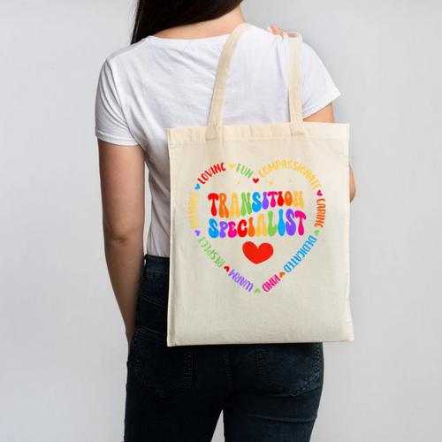 Transition Specialist Appreciation Week Back To School Canvas Tote Bag - Savourry