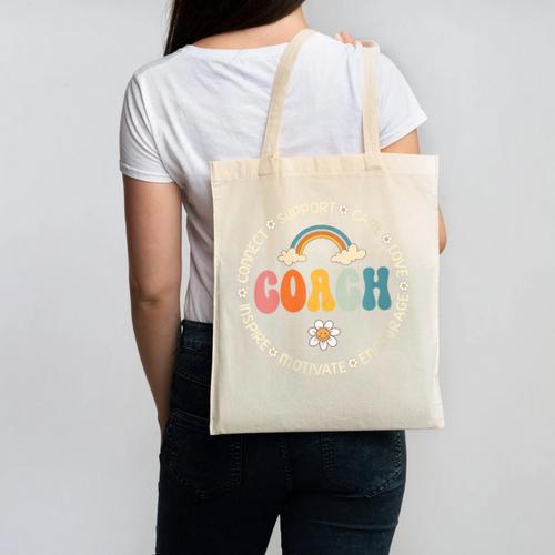 Women's Coach Appreciation Week Back To School Canvas Tote Bag - Savourry