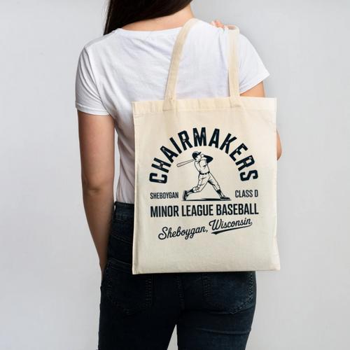 Chairmakers Sheboygan Minor League Baseball Canvas Tote Bag - Sportilla