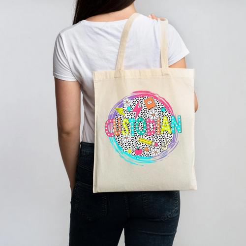 Cute Custodian Shirt First Day Of School Back To School Gift Canvas Tote Bag - Savourry