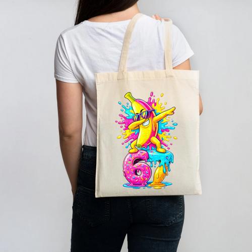 Dabbing Banana 67 Drip Baseball Drip Six Seven Joke Premium Tri-Blend Canvas Tote Bag - Sportilla