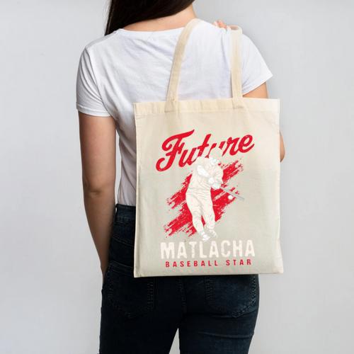 Future Matlacha Baseball Star Baseball Player Sports Theme Premium Tri-Blend Canvas Tote Bag - Sportilla