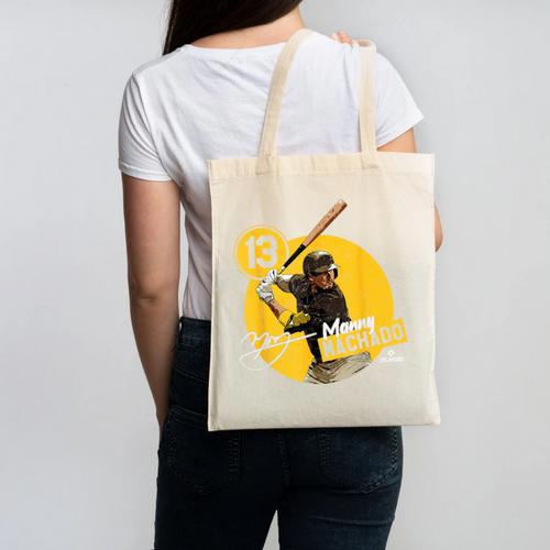 Manny Machado San Diego MLB Baseball Players MLBMAC4056 Canvas Tote Bag - Sportilla