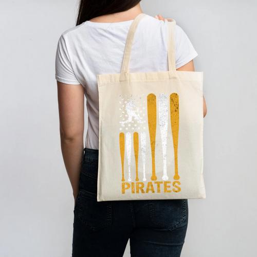 Pirates Baseball Fan Apparel For Sports Enthusiasts Canvas Tote Bag - Sportilla