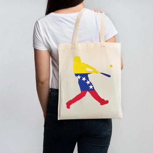 Venezuela Baseball Canvas Tote Bag - Sportilla