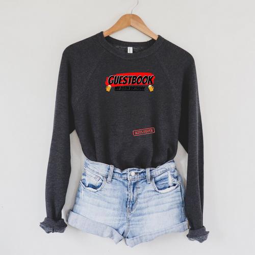 28 Year 28th Birthday Guest Book Raglan Sleeve Sweatshirt - Bookorys UK