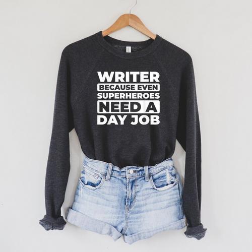 Author Writer Novelist Poetry Book Raglan Sleeve Sweatshirt - Bookorys