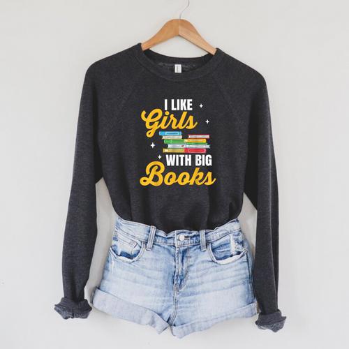 Book Reading For Library Roman Literature Library T-Shirt Raglan Sleeve Sweatshirt - Bookorys CA