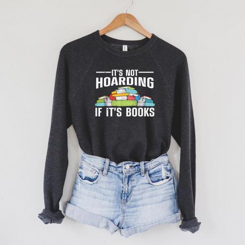 Cool Books Art Men Women Read Books Bookworm Library Reading Raglan Sleeve Sweatshirt - Bookorys