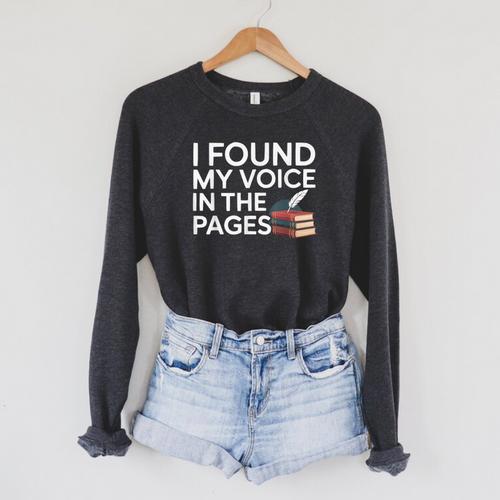 Introvert Book Lover Shy Literature Librarian Introverted Raglan Sleeve Sweatshirt - Bookorys CA