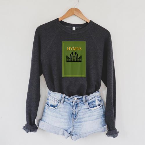LDS Couples Costume Hymn Book Mormon Matching Raglan Sleeve Sweatshirt - Bookorys CA