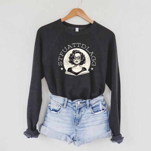 Sexy STFUATTDLAGG Adult Read Spicy Love Reading Book Fantasy Raglan Sleeve Sweatshirt - Bookorys CA
