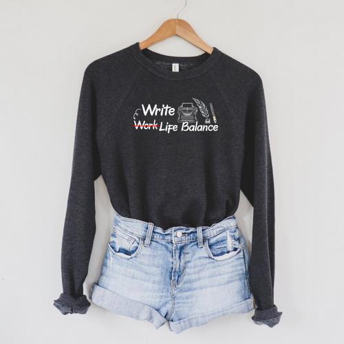 Writer Book Writing Lover Writing Expert Raglan Sleeve Sweatshirt - Bookorys