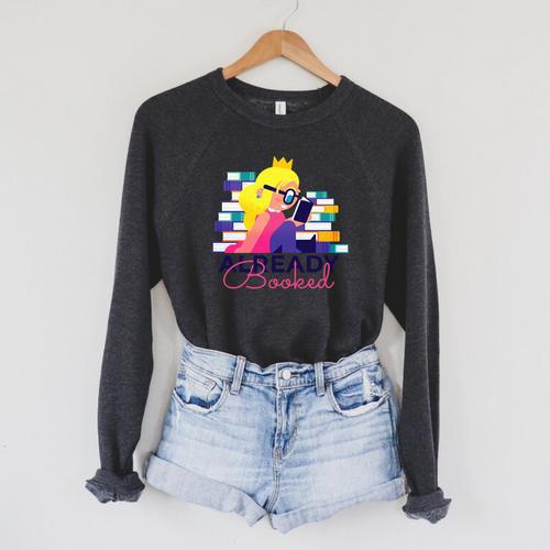 Already Booked Reading Book Lover Literacy Day Bookworm Premium Tri-Blend Raglan Sleeve Sweatshirt - Bookorys DE