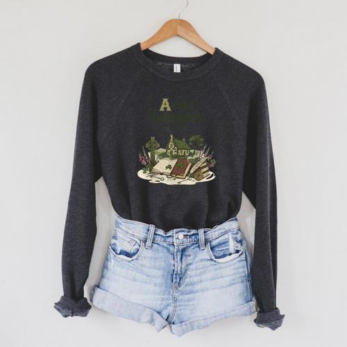 Avoiding Shenanigans Irish St Patricks Day Book Reader Raglan Sleeve Sweatshirt - Bookorys DE