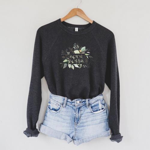 Book Lover Comfort Wear Raglan Sleeve Sweatshirt - Bookorys DE
