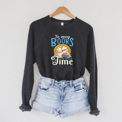 Books Shirt For Mens Books Shirt For Kids Books For Youth Raglan Sleeve Sweatshirt - Bookorys CA