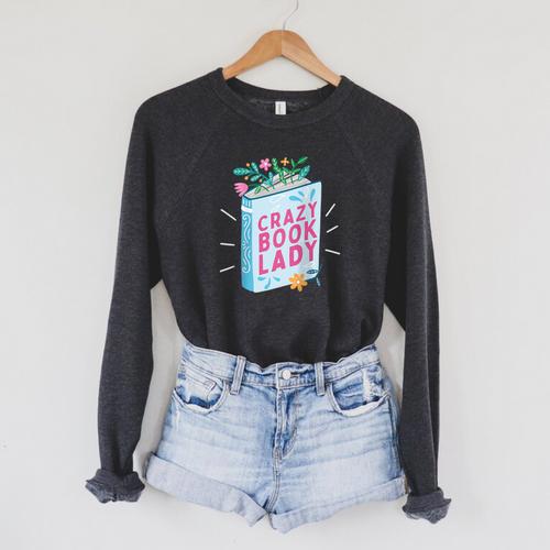 Bookworm Avid Reader Book Reading Nerd Crazy Book Lady Raglan Baseball Tee Raglan Sleeve Sweatshirt - Bookorys DE