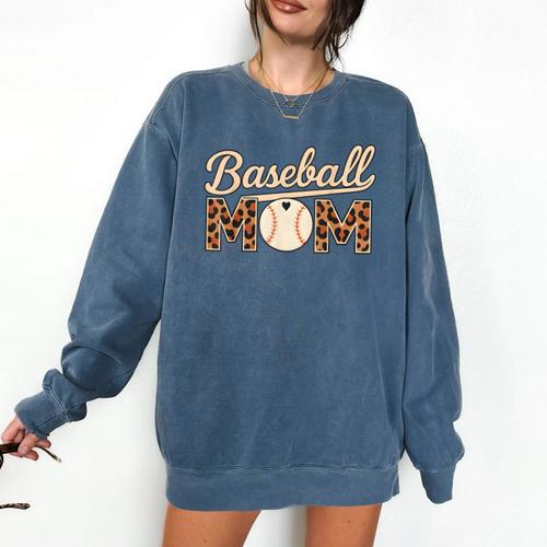 Baseball Mom Mothers' Day Comfort Colors Sweatshirt - Sportilla