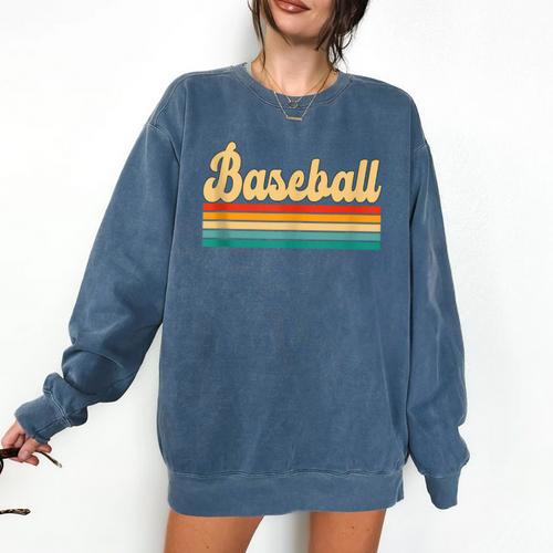 Baseball Player Sports Baseball Mom Baseball Coach Comfort Colors Sweatshirt - Sportilla