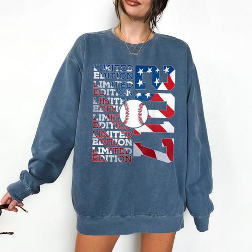 Limited Edition 2017 Baseball 9TH Birthday Comfort Colors Sweatshirt - Sportilla