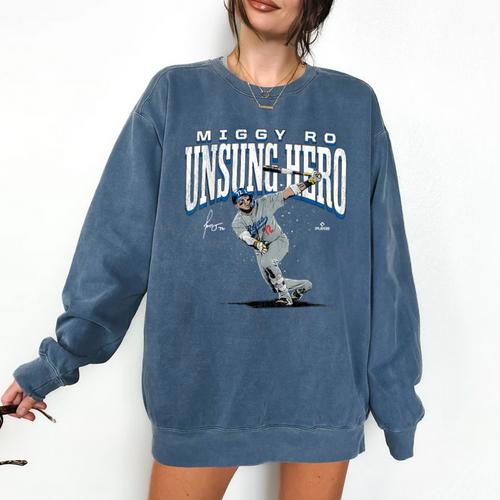 Miguel Rojas Unsung Hero Los Angeles Baseball MLBPA Comfort Colors Sweatshirt - Sportilla