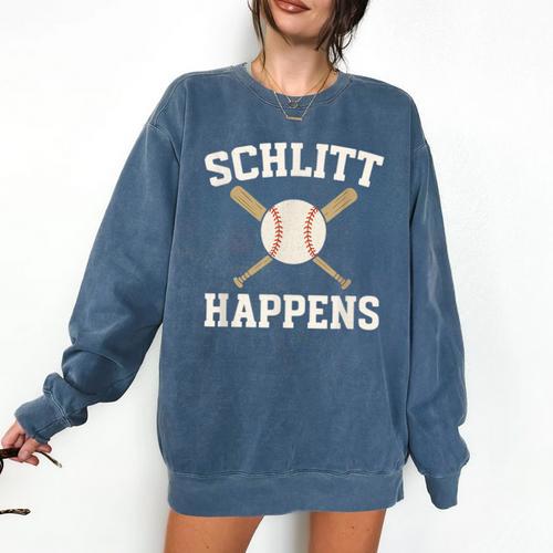 Schlitt Happens Baseball Apparel Love The Bronx Comfort Colors Sweatshirt - Sportilla