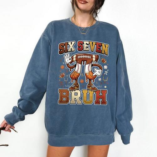 Women's Six Seven 67 Happy Pi Day 314 Football Basketball Baseball Comfort Colors Sweatshirt - Sportilla